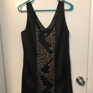 Isabel Lu black beaded dress